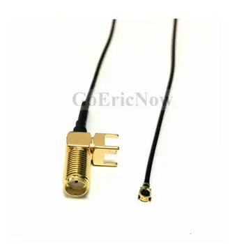 6 szt. przedłużacz SMA żeński prostokątny PCB mocowanie do Ufl IPX IPEX złącze warkocz kabel 5 cm 10 cm 15 cm 20 cm 25 cm 30 cm