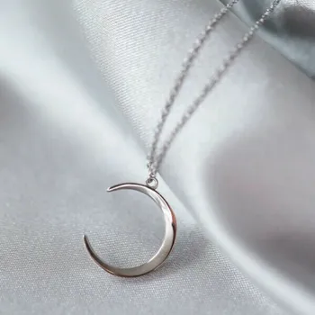 925 srebro Cyrkon naszyjnik świeci Księżyc Diament naszyjnik Naszyjnik dla partii eleganckie damskie moda biżuteria 2020