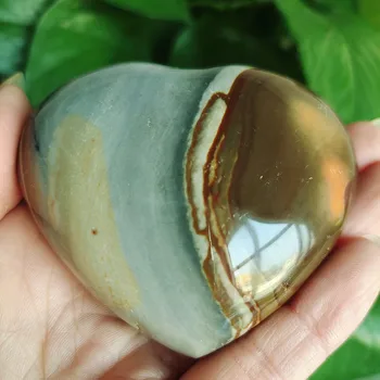 AAA naturalny morski kamień serce Kryształ Kamień mineralny próbki Kryształ stonLove ornament