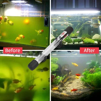 Akwarium UVC lampa oświetla sterylizator UV lampa do akwarium, oświetlenie Akwarium bakteriobójcze UV dezynfekcja oczyszczania wody
