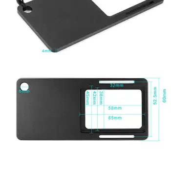 Aluminiowy ręcznego telefon wał montażowy adapter do DJI OSMO Action Camera Switch Plate Board do Gopro Hero 7 6 5 4 3+ /экен/Yi