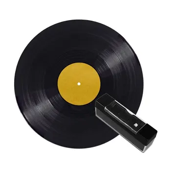 Antystatyczna szczotka do nagrywania elementów muzycznych lekki przenośny CD/LP winylu Gramofon gramofon odtwarzacz akcesoria