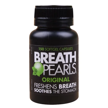 Australia oddech perły oryginalny odświeża oddech 150 kapsułek miękkich mięty pieprzowej pietruszki zapach na długi świeżego oddechu