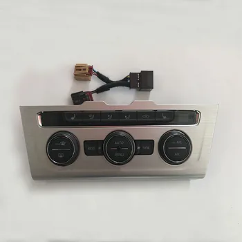 Automatyczny panel sterowania klimatyzacją przełącznik sieciowy ogrzewanie siedzeń z czarną lub srebrną ramką panelu do Passata B8