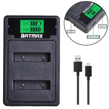 Batmax EN-EL5 EN-EL5 ENEL5 bateria +wyświetlacz LCD podwójna ładowarka z kablem USB do NIKON Coolpix P530 P520 P510 P100 P500 P5000 P5100 P6000