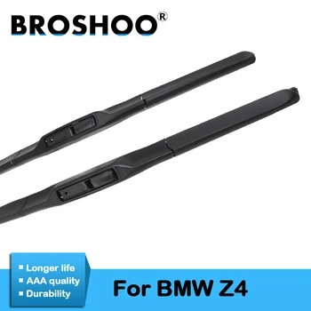 BROSHOO Auto Car Clean the Windshield Wiper Blade kauczuk naturalny dla BMW E89 Z4 E85 akcesoria pasują hakowe wahacze od 2002 do 2017 roku