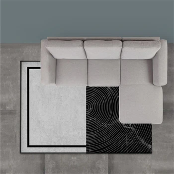 Bubble Kiss europejski styl czarny marmur projekt dywany Strona anty-zmarszczek sypialnia decor dywan salon podłoga drzwi mata sprzedaż