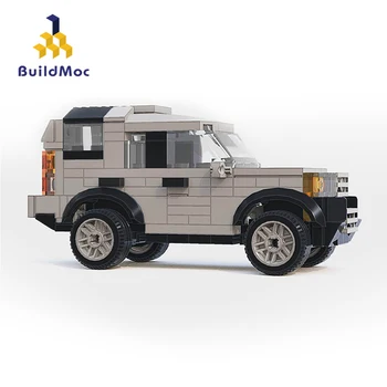 Buildmoc Guardian suv Car Land Rover Fit Technicle Defender 42110 model mini cegły zabawki dziecko boże Narodzenie