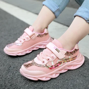 Buty dla dziewczyn całoroczne klasyczne buty do biegania dla dziewczyn moda buty dla Dzieci dla dziewczyn chodzenie oddychająca Casual buty rozmiar 26-37