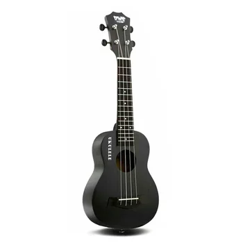 BWS EST & 1988 23 cale Soprano ukulele czarny Hawajski mini-gitara Palisander gryf 4 struny mahoniu ukulele muzyka
