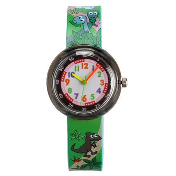 Czas wolny dzieci zegar dziewczyna zegarki silikonowe, plastikowe zegarki kwarcowe małe i czyste i świeże słodkie studenci