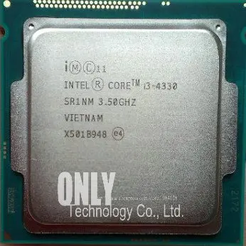 Darmowa wysyłka Core i3 4330 3.5 GHz 4M SR1NM dwurdzeniowy stacjonarne procesory komputer CPU Socket LGA 1150 pin scrattered pieces