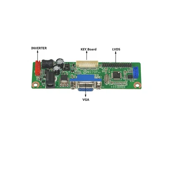 Darmowa wysyłka V. M70A VGA, LVDS konwerter LCD kontroler opłata zestaw do 15,6-calowy LTN156AT01 1366X768 CCFL wideo panel