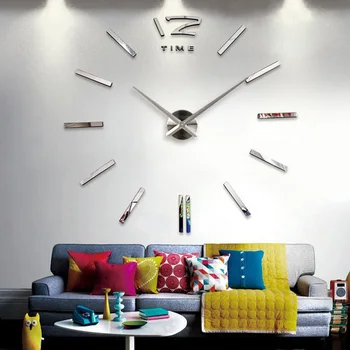 Dekoracje do domu zegar ścienny duże lustro zegar ścienny nowoczesny design,duże rozmiary zegar ścienny.diy naklejki ścienne wyjątkowy prezent zegarek 3D