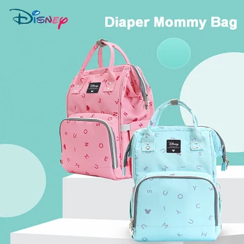 Disney Baby Diaper Bag Plecak O Dużej Pojemności Pieluchy Wodoodporny Macierzyństwo Plac Torba Dla Mamy Macierzyństwo Pieluchy Plecak Dla Mamy