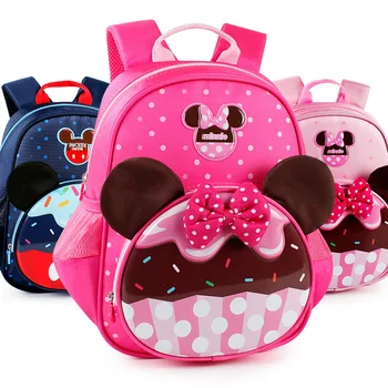 Disney nowy 3-6 lat do przedszkola torba koreańska wersja Minnie Mickey Mouse cartoon cute chłopiec dziewczynka plecak dziecięcy plecak