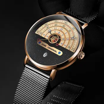 DOM Fashion Watch zegarek męski kreatywne męskie zegarki męskie zegarki luksusowe męskie zegarek reloj mujer bayan saat M-1288GK-9M