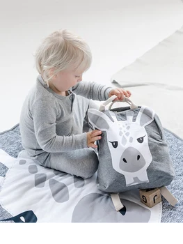 Dziecięcy plecak 3-8 lat torby przekąski, zabawki, torba do przechowywania chłopców dziewcząt kreskówka 3D zwierząt Zoo podróży dla dzieci worek szkolny dzieci ozdoby