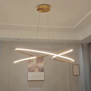 FANPINFANDO nowoczesna lampa żyrandol oświetlenie do salonu, sypialni wiszące światło kuchnia bar zawieszenie podłogowa żyrandol loft
