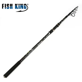 FISH KING Standard 3.6 M 3.9 M 6 Secs C. W 3.5 LBS 99% Carbon Carp Fishing Rod Peche Pesca Tackle Outdoor Sports