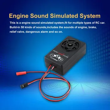 G. T. Power Engine Sound programem simulated System For RC Car Axial SCX 10 II WRAITH Traxxas TRX4 Build-in 58 rodzajów dźwięków