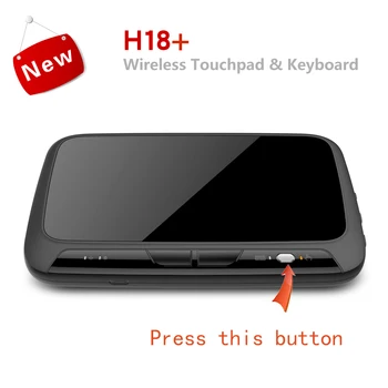 H18 Plus 2.4 GHz Bezprzewodowa mini klawiatura touchpad z funkcją podświetlenia Air Mouse Game H18+ klawiatura do Smart T