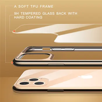 I-BLASON dla iPhone 11 Pro Max Case 6.5 inch (wydanie 2019 r.) Seria Pryzmat Cienka Jasna Pokrywa Rysy Stały Z Metalowym Zderzakiem