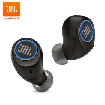 JBL Free Ture Wireless Bluetooth oryginalne słuchawki stereo sportowe TWS słuchawki bass zestaw słuchawkowy брызгозащищенный głośnomówiący Połączenie z mikrofonem