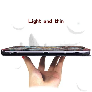 Kamuflaż serii Tablet Cover Case dla Samsung Galaxy Tab A (2019) T290 T295 nowy skórzany odporny na wstrząsy stoisko flip etui