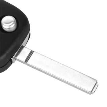 KEYYOU 2 przyciski, klapki, składany klucz samochodowy Shell do Renault Clio Kangoo Modus Megane Remote Key Case Key Auto Blank wymiana