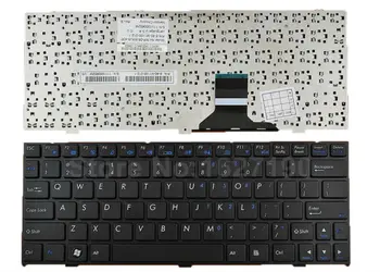 Klawiatura USA dla CLEVO M1100 M1110 M1111 M1115 czarna ramka czarny nowy laptop z klawiatury