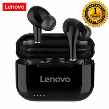 Lenovo lp1s bezprzewodowe słuchawki bluetooth, słuchawki tws HiFi muzyka z mikrofonem dla Android smartphone IOS