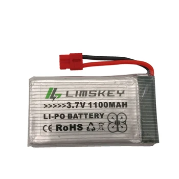 Limskey 3.7 V 1100mAH akumulator Lipo do SYMA X5SC X5SW X5uw x5uc x5hw x5hc H11D H11C 3.7 V 1100 mAH 25C absolutorium 903052