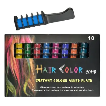 Mini przenośny jednorazowe bezpieczne i przyjazne dla środowiska kolorowe tymczasowy grzebień do farbowania włosów