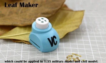 Miniaturowy wojskowy pociąg model sceny 1/35 prawdziwy spadający liść herbaty cztery arkusze wraz DIY narzędzie
