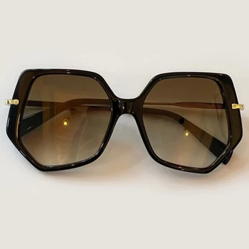 Modne nieregularne okulary dla kobiet firmowy projekt wielkogabarytowe lustrzane okulary z skrzynią damskie UV400