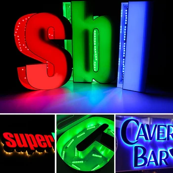 Moduły led Light RGB SMD 5050 3LED DC12V Wodoodporny Store front Strip Lamp Advertising Sign Module Lights UltraBright RGB Color