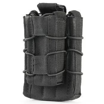 Molle Pouch Tactical Single Open Top Double Layer Rifle Pistol Mag Pouch Army Military Hunting Magazine Pouch for M4 M14 AK