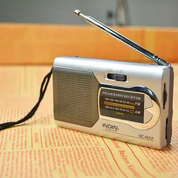 Morning Walkman Speaker Player BC-R22 indoor/outdoo Portabler AM / FM-radio wbudowany głośnik mini-radio noworoczny prezent