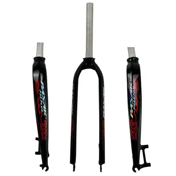 MTB Mountain bike bicycle Road Oil cast kształcie hard fork 26/27.5 /29 cali 700C czysty hamulce tarczowe widelec ze stopu aluminium