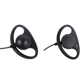 Najlepsze oferty 1 Pin D Type zestaw Zaczepu na ucho słuchawki NIM mikrofon słuchawki do przenośnego Radia Motorola Talkabout TLKR T3 T4 T60 T80 MR350