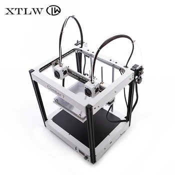 Najnowszy IDEX drukarka 3D niezależny podwójny wytłaczarki pełna metalowa rama wysoka dokładność i duży rozmiar DIY kit Climber7