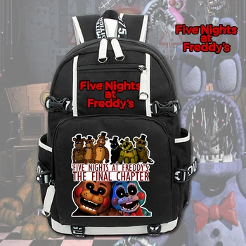 Newtal Five Nights At Freddy ' s Freddy Cartoon Backpack Man Chica Foxy Bonnie FNAF ramiona plecak torba casual torba podróżna prezent