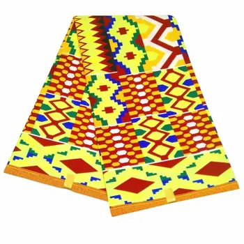 Nie tkanina bawełniana tańszy afrykańska tkaniny do sukienki Ankara nigeryjski wosk afrykański wosk drukuje podkładki 6 metrów tkanina poliestrowa tissu