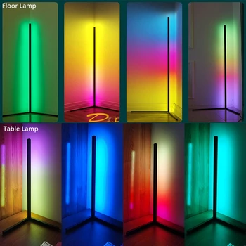 Nordic RGB szlifierka stołowa nowoczesne proste led lampy stołowe do sypialni, stolik nocny, lampa APP Control RGB Light Fixture