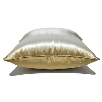 Nowoczesny Złoty Srebrny pokrowiec do poduszki ramkowym lub 45 x 45 Abstract Art Home Decor Throw Pillow Cover For Hotel Livingroom Luxury Sofa Pillowcase