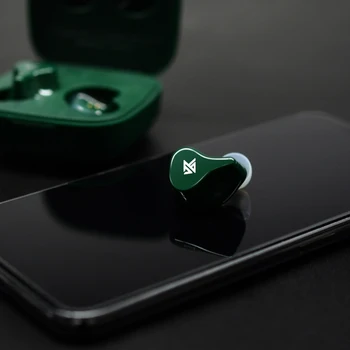 Nowy KZ Z1 TWS Bluetooth 5.0 słuchawki True Wireless słuchawki 1DD słuchawki dynamiczne sterowanie dotykowe redukcja szumów sportowy zestaw słuchawkowy