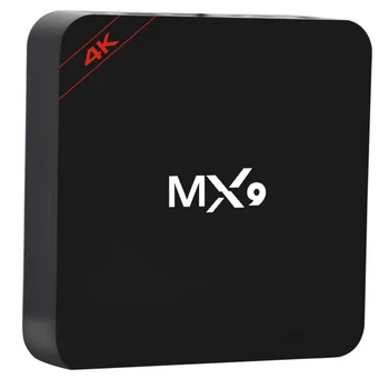 Nowy TV Box MX9 4K Quad Core 1GB 8GB Android 4.4 TV BOX 2.0 HD HDMI gniazdo SD 2.4 GHz WiFi Set Top Box Media Player EU Plug