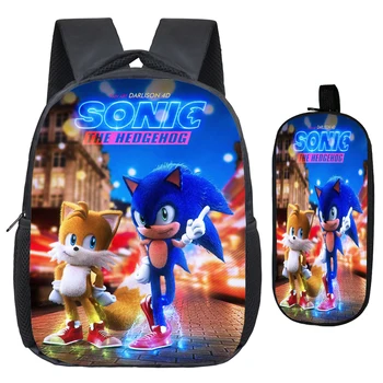 Nowy Флим Mochila Zamieniać Sonic mini plecak Morral torby szkolne dla dziewczyn chłopiec maluch mały dziecięcy plecak z pojemnikiem