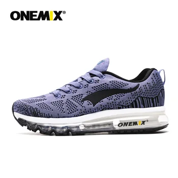 Onemix buty do biegania męskie moda casual buty sportowe do biegania na poduszce powietrznej męska biała uliczna drogowa buty do chodzenia biegania